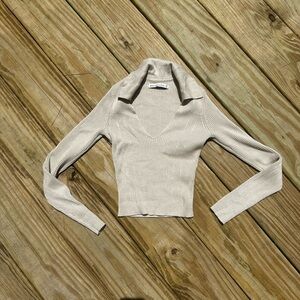 Abercrombie Long Sleeve Retro Polo